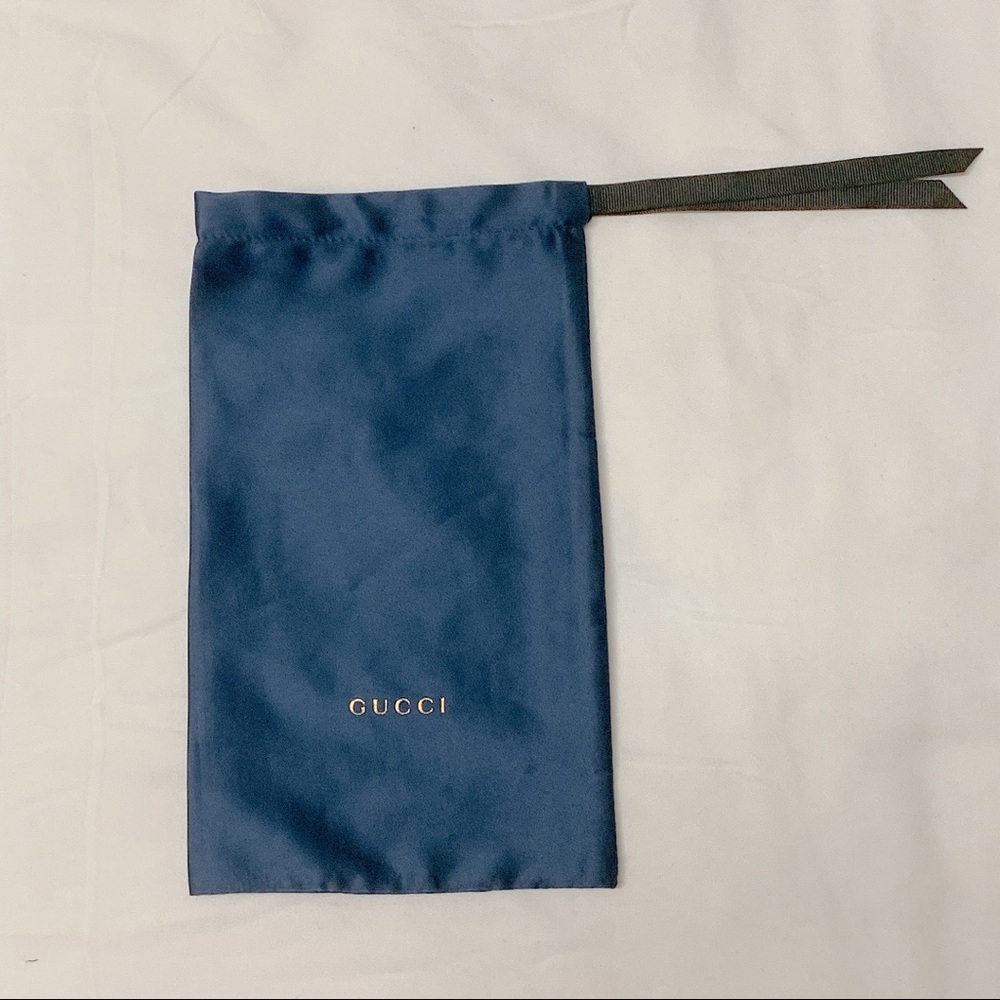 Gucci blue glasses bag, new